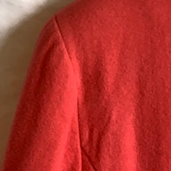 Pink wool lined Jacket, shoulder pads, vintage, size L, with hidden pockets - Picture 7 of 7